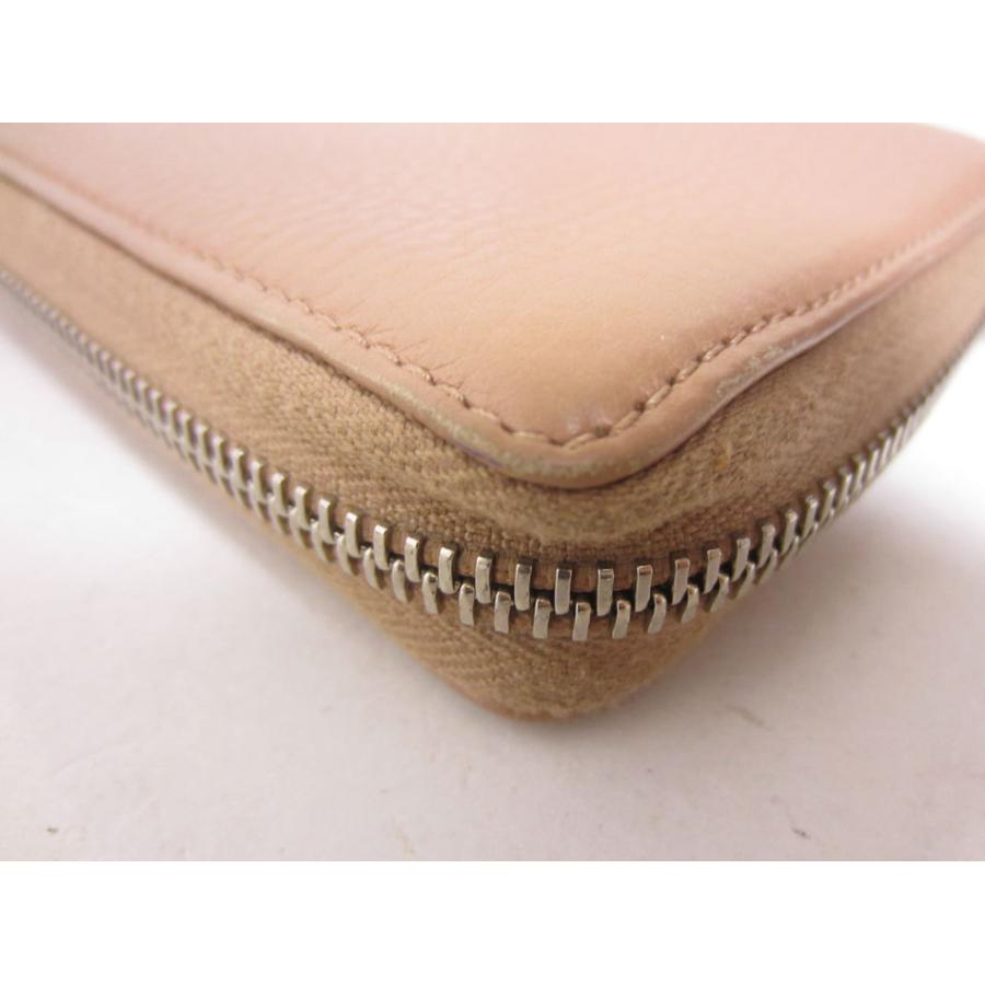 値下げ！！Gucci ベージュ レザー 長財布 タッセル付き GUCCI（グッチ） 送料無料 ファスナー財布 長財布 レザー ベージュ