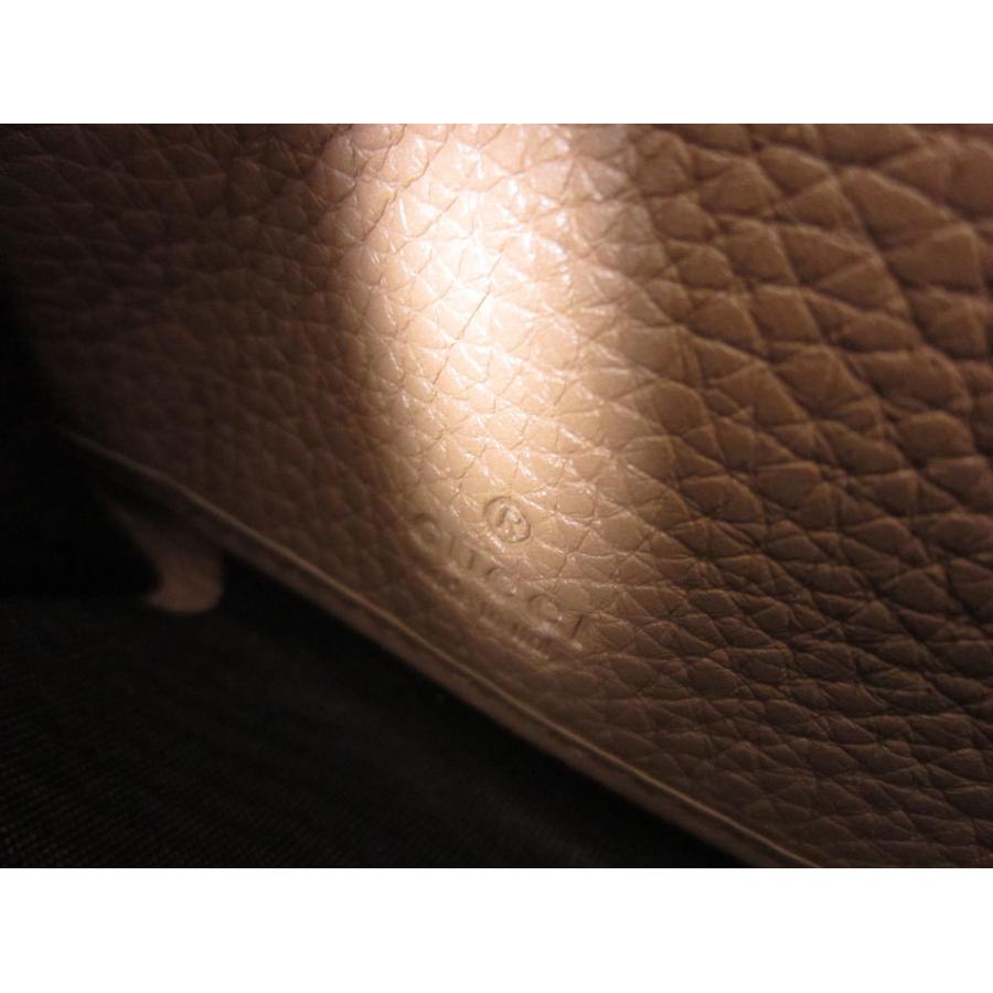 GUCCI（グッチ） 送料無料 ファスナー財布 長財布 レザー ベージュ