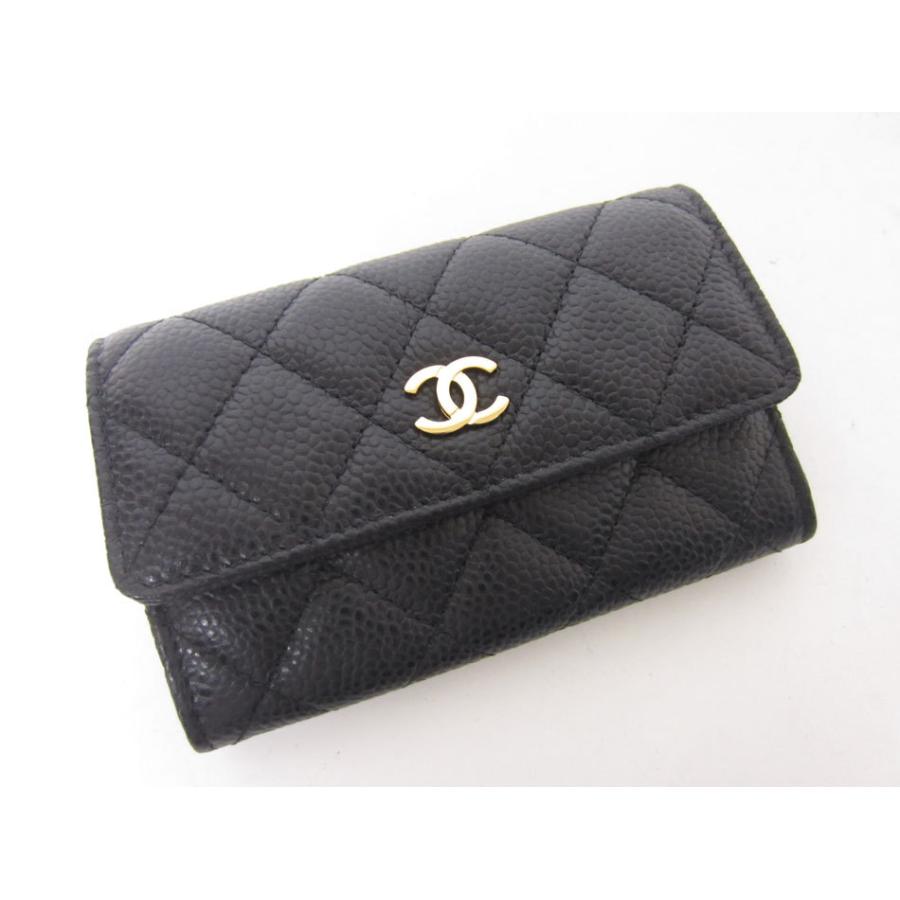 キャビアスキン 送料無料 CHANEL シャネル マトラッセ カード