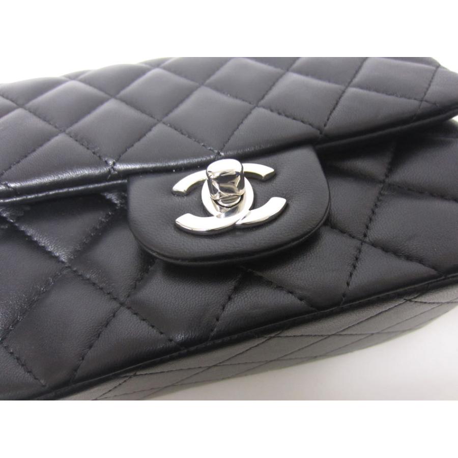 シャネル  ミニ マトラッセ16 ラムスキンチェーンショルダーバッグ レディース 16 CHANEL - シャネル ミニ マトラッセ16 ラムスキンチェーンショルダー
