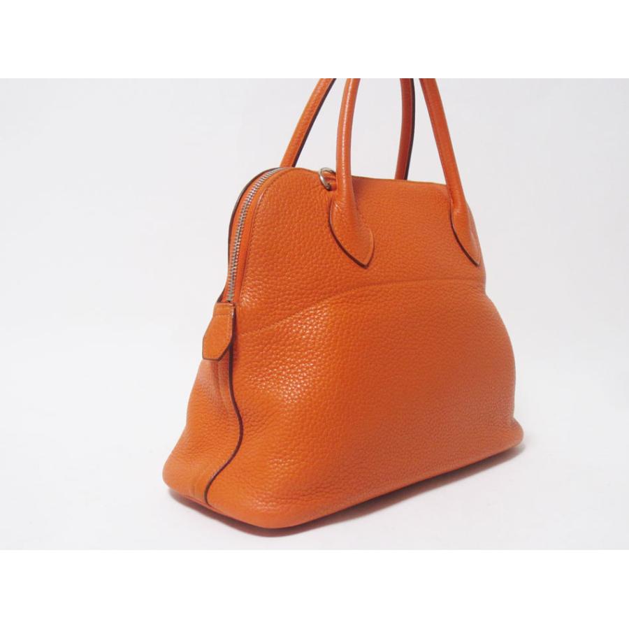 HERMES エルメス ボリード31 トートバッグ ショルダーバッグ ショルダーストラップ 2WAY トリヨンクレマンス オレンジ Ｏ刻印 美品 | ボリード | 01
