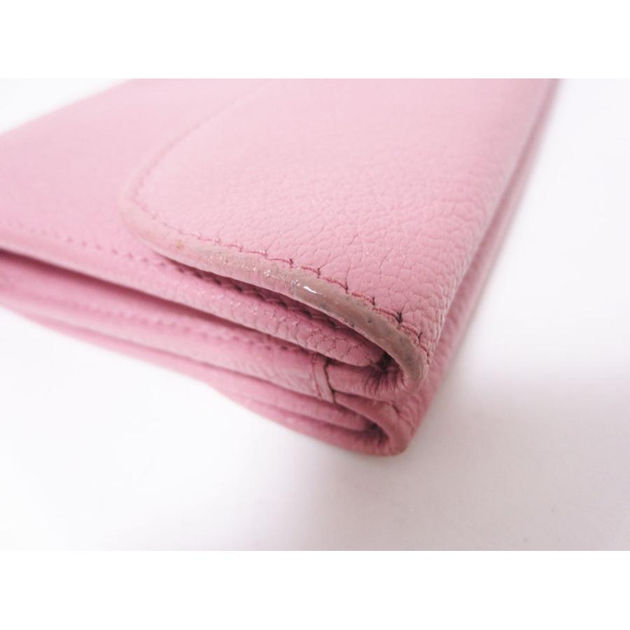 miu miu（ミュウミュウ） 送料無料 Wホック 長財布 レザー MADRAS