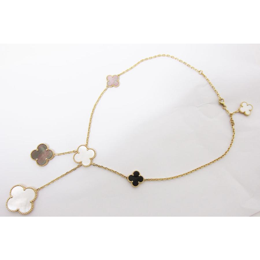 【未使用に近い】ヴァンクリーフアーペル マジックアルハンブラ　ネックレス　ケース アルハンブラ Van Cleef&Arpels VCA ヴァンクリーフ&アーペル マジック