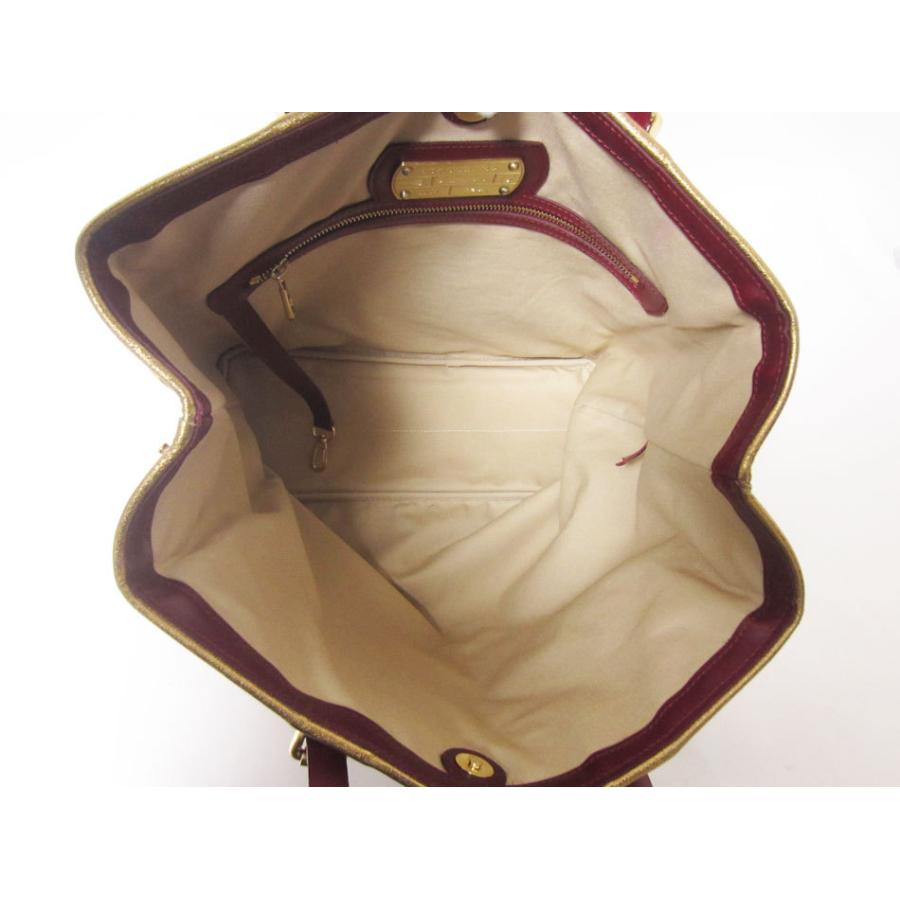 送料無料 LONGCHAMP ロンシャン トートバッグ レザー レッド ゴールド