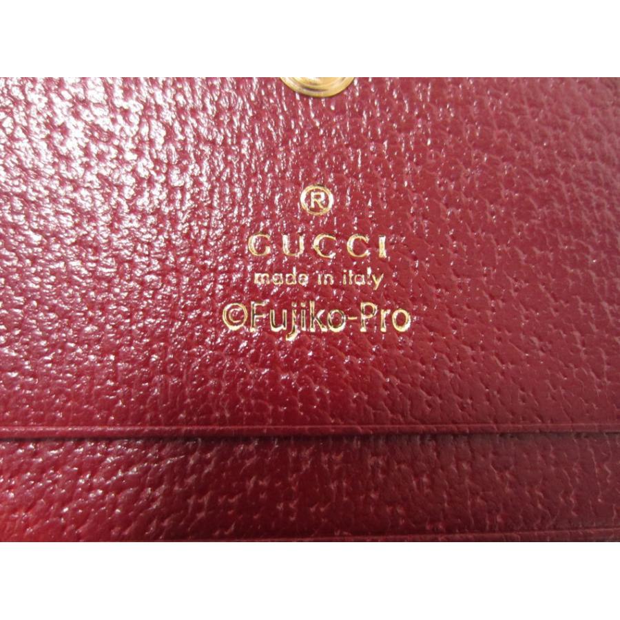 グッチ ドラえもん 財布 二つ折り コンパクトウォレット レザー GG GUCCI/グッチ】 ドラえもん コンパクトウォレット 二つ折り財布/ミニGG