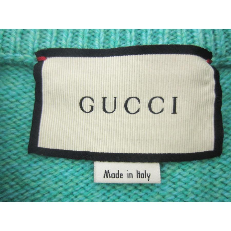 GUCCI（グッチ） 送料無料 セーター ウール 100% エメラルドグリーン