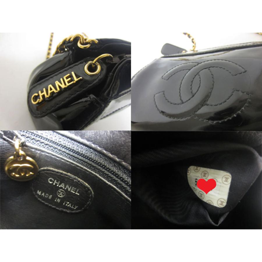 CHANEL（シャネル） 送料無料 エナメル レザー ショルダーバッグ