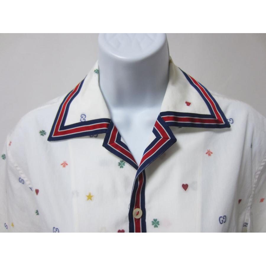 GUCCI（グッチ） 送料無料 メンズ ボーリング シャツ 半袖 ウェブ 