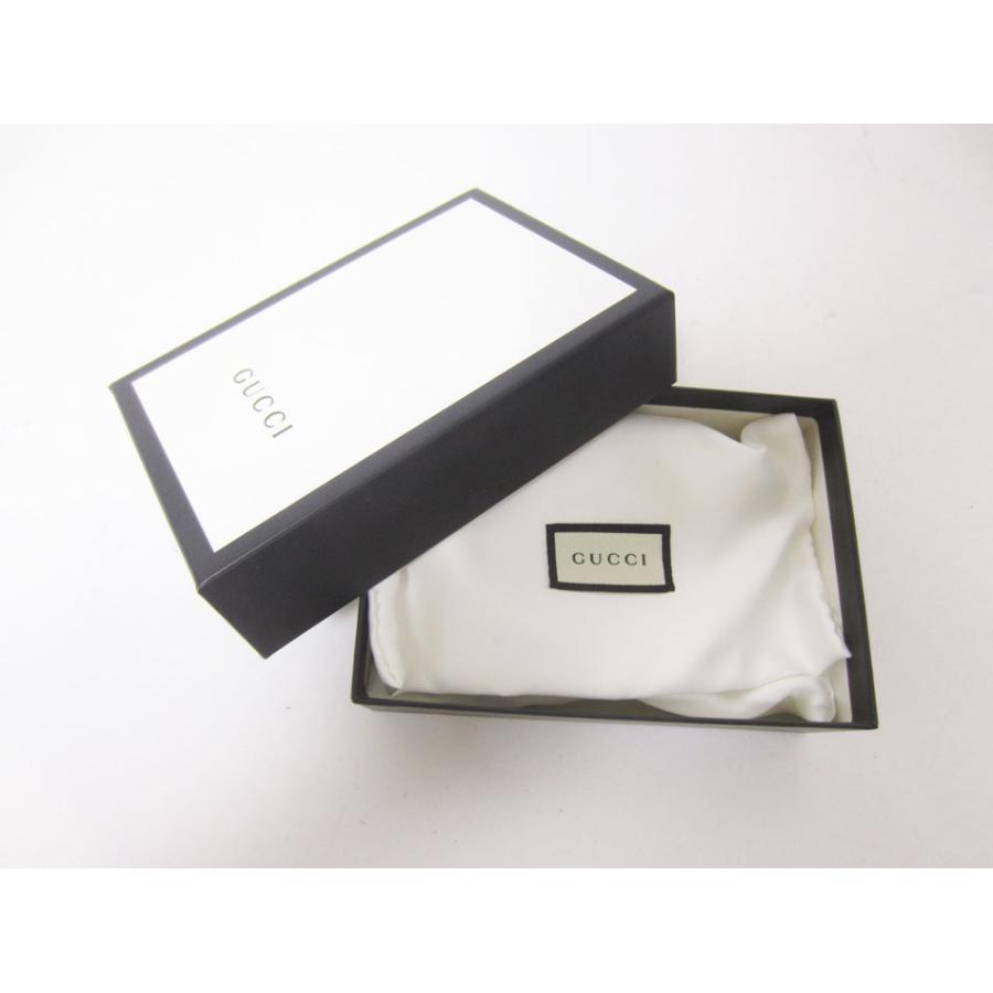 GUCCI グッチ シガレットケース タバコケース たばこ入れ グッチシマレザー ブラック 【猫】 181716 新品同様