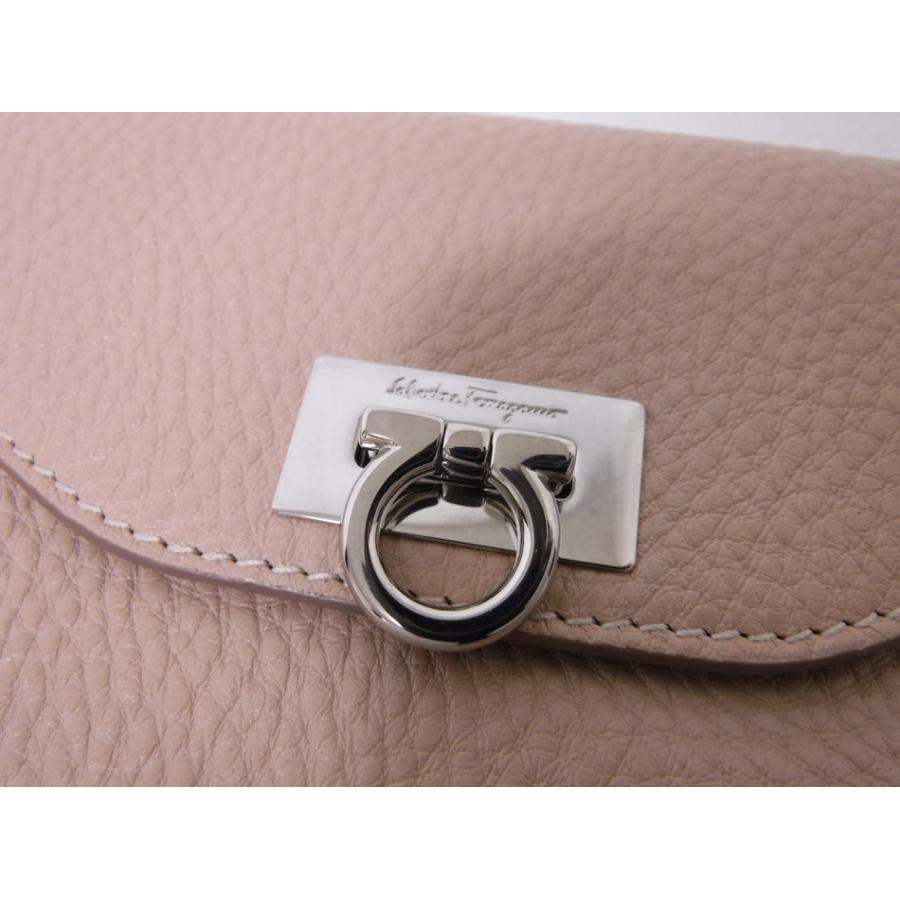 送料無料 Salvatore Ferragamo サルウ゛ァトーレ フェラガモ 3つ折り  