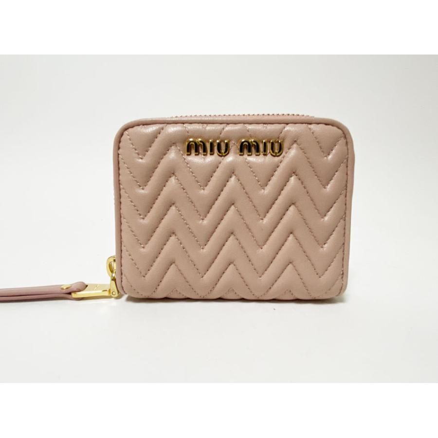 送料無料 miu miu ミュウミュウ ファスナー 財布 コインケース カード
