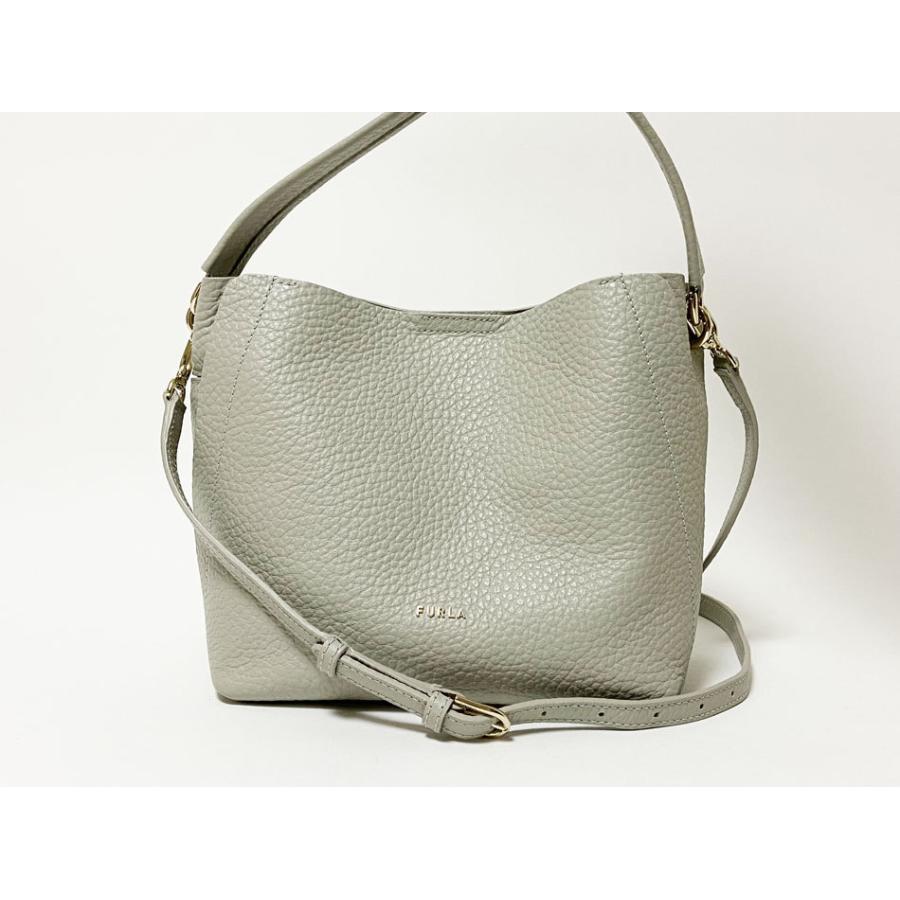 FURLA グレー ワンショルダー バッグ