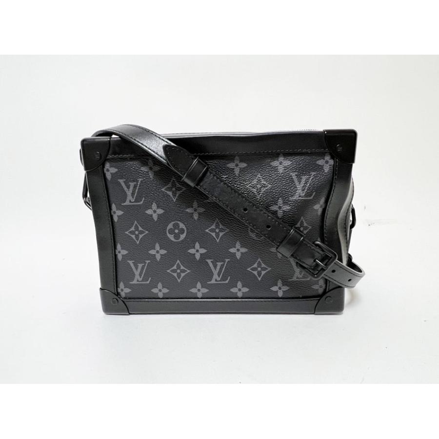 送料無料 LOUIS VUITTON ルイヴィトン モノグラム エクリプス ソフトトランク ショルダーバッグ 斜め掛け ブラック M44730 中古｜yamamoto7887