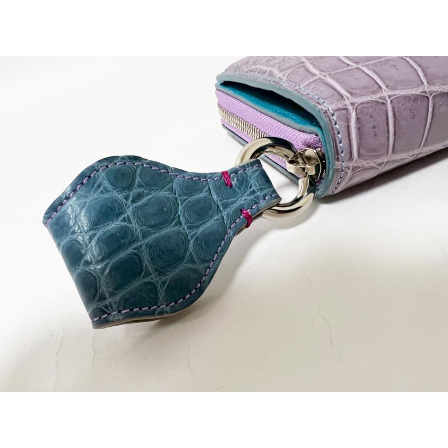 Civinile 送料無料 チビナイル ペコラ クロコダイル ラウンド