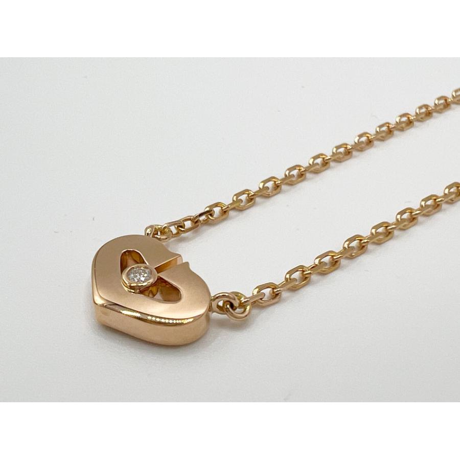 Cartier（カルティエ） 送料無料 Cハート ダイヤ ネックレス 750 K18