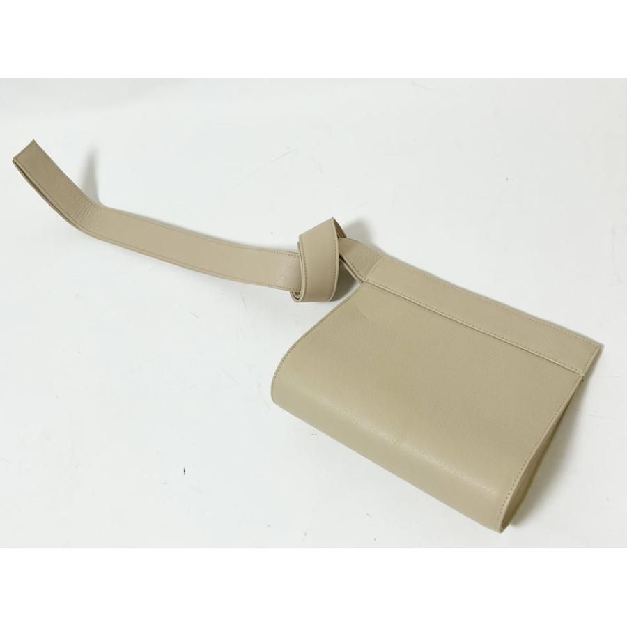 TSATSAS ツァツァス TAPE XS BAG クラッチバッグ アイボリー カーフスキン B13.TAPEXS.10.70.GO 美品_4