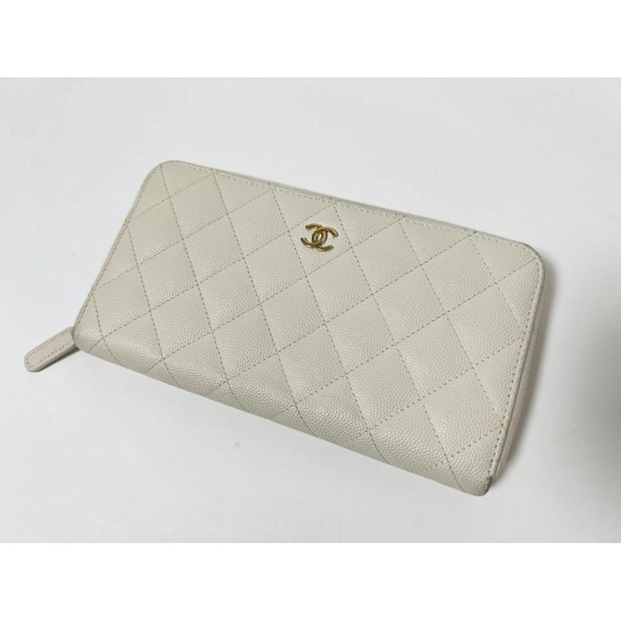 CHANEL（シャネル） 送料無料 キャビアスキン マトラッセ ラウンド