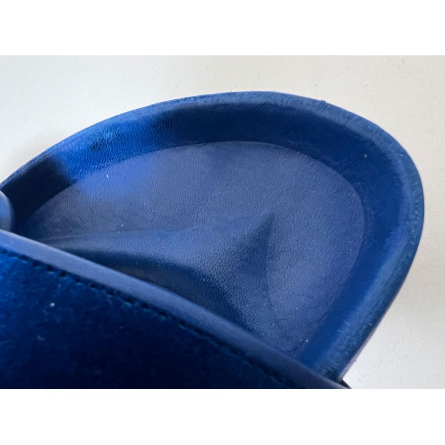 Manolo Blahnik for Birkenstock 青 サンダル マノロ ブラニク