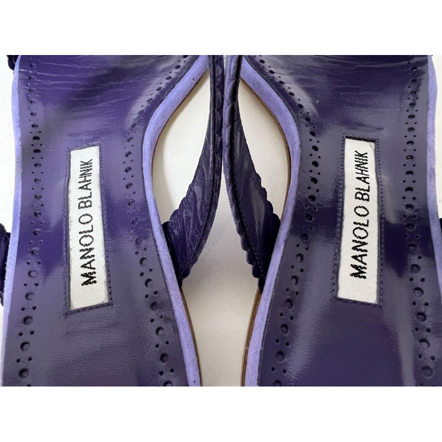 送料無料 MANOLO BLAHNIK マノロブラニク サンダル ARTAS スエード 