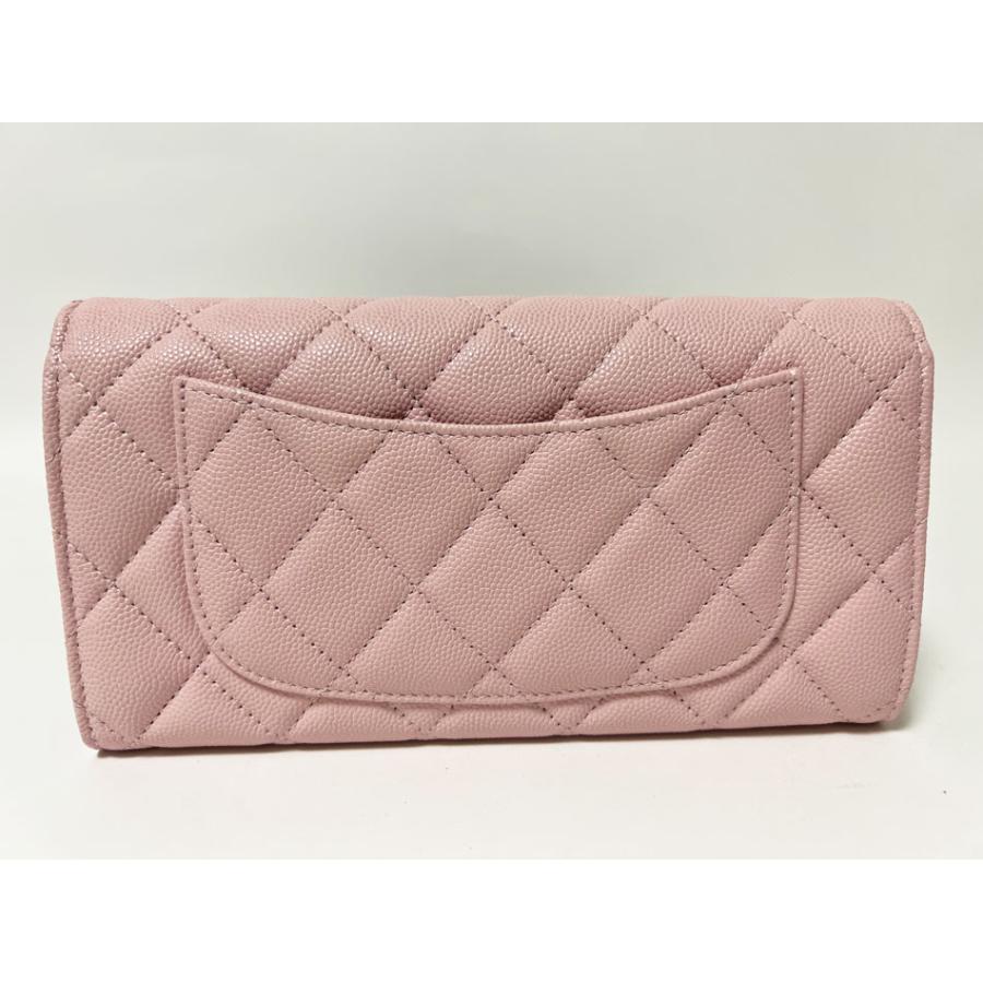 キャビアスキン CHANEL シャネル グレイドカーフスキン ロングフラップ 