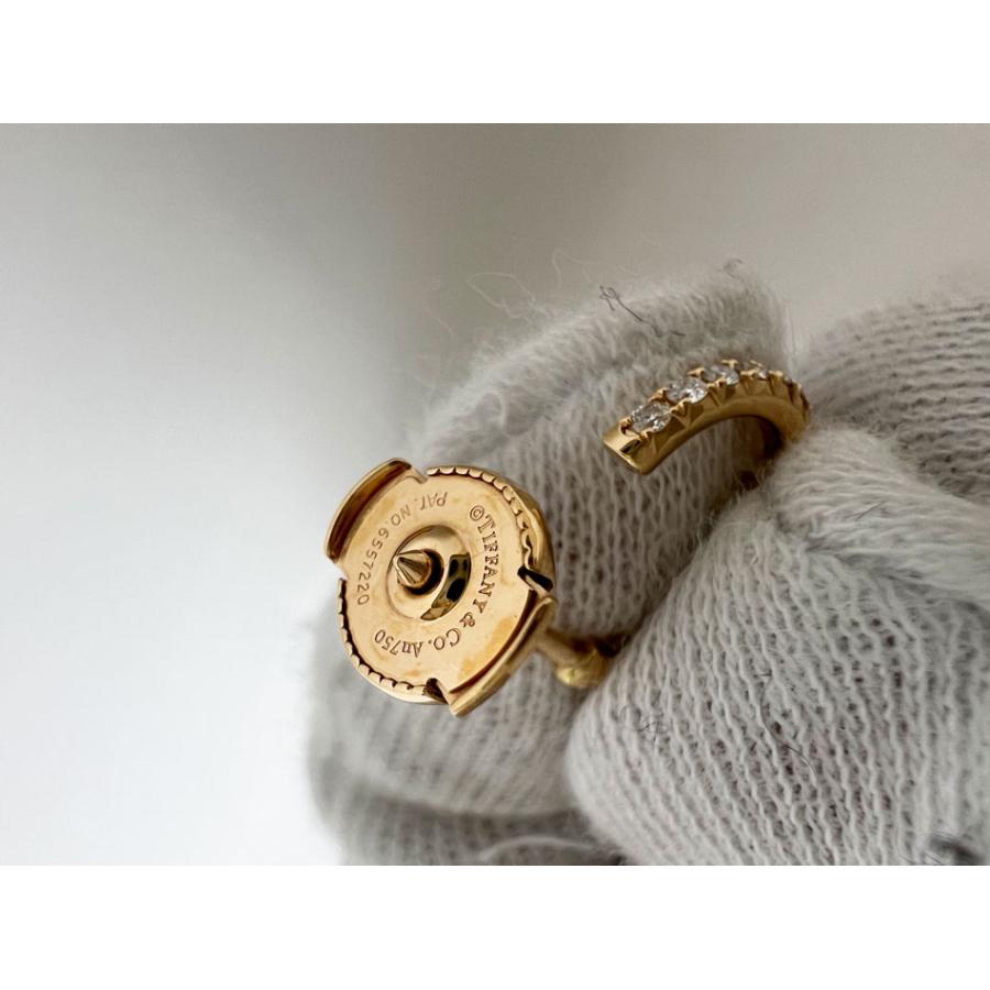 【美品】ティファニー メトロ フープピアス スモール 片耳用 5609 TIFFANY&Co.（ティファニー） 送料無料 TIFFANY&CO. Tiffany メトロ