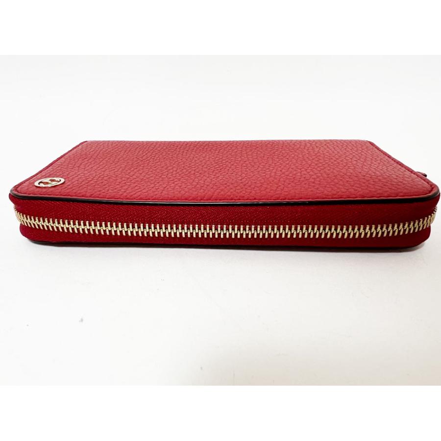 GUCCI 送料無料 グッチ インターロッキング ファスナー財布 長財布  
