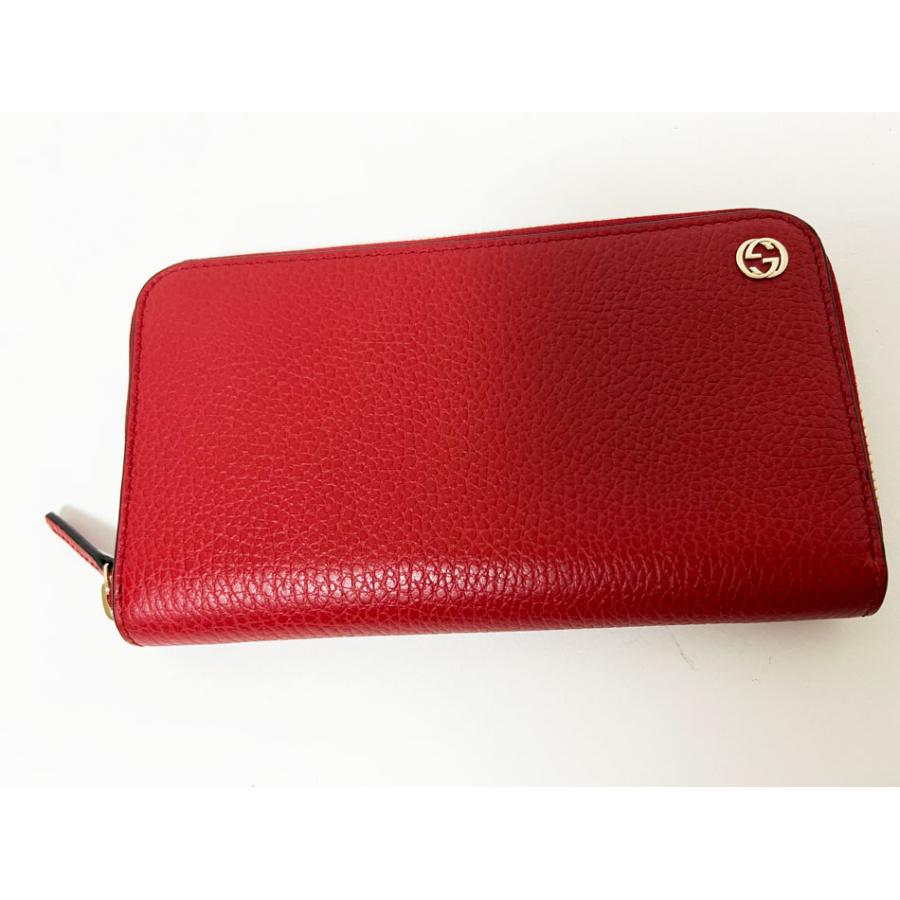 GUCCI（グッチ） 送料無料 インターロッキング ファスナー財布 長財布