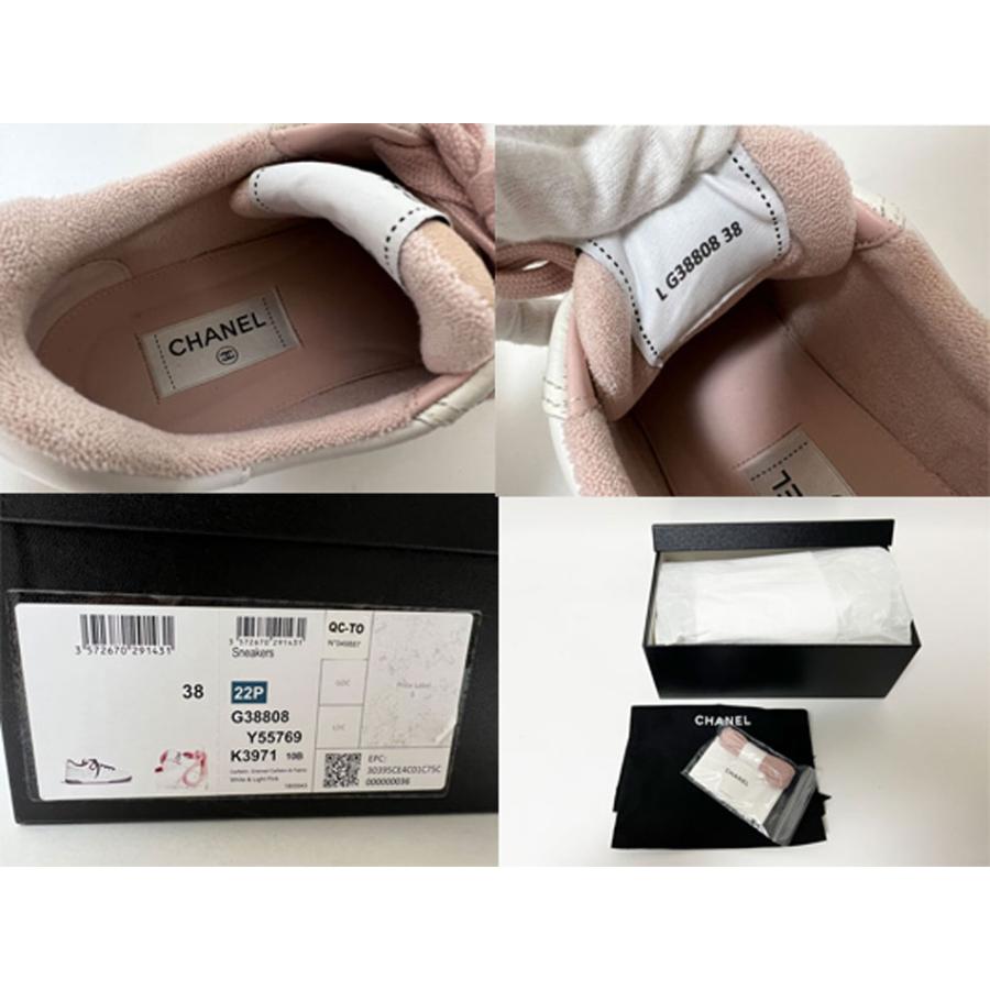 Chanel 22P Trainer White Pink (Women's) - G38808 Y55769 K3971 - US