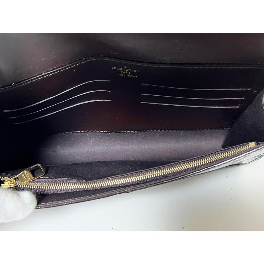 ルイヴィトン Louis Vuitton ヴェルニ アマラント　2つ折り財布 LOUISVUITTONルイヴィトンヴェルニアマラント 二つ折り財布
