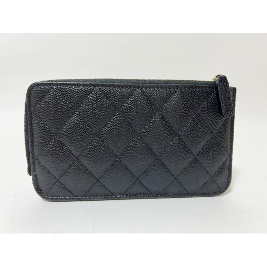 キャビアスキン CHANEL シャネル スマホケース 長財布 マトラッセ