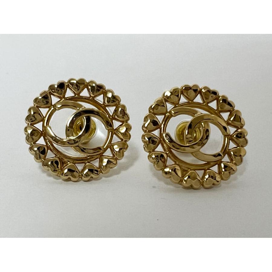 CHANEL（シャネル） 送料無料 Round Heart Cocomark Earrings ハート 