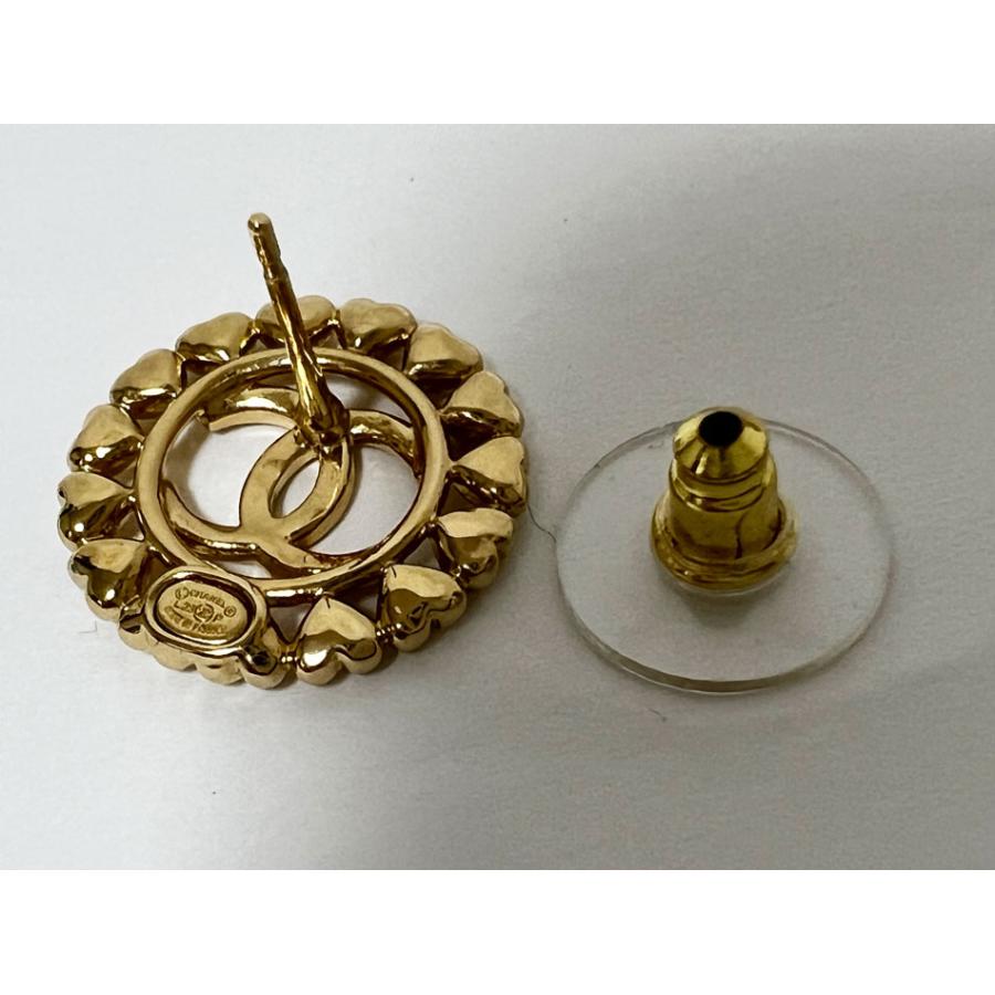 CHANEL（シャネル） 送料無料 Round Heart Cocomark Earrings ハート