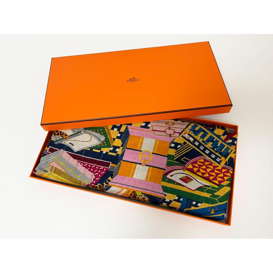 HERMES（エルメス） 送料無料 大判 ショール ストール タイガー