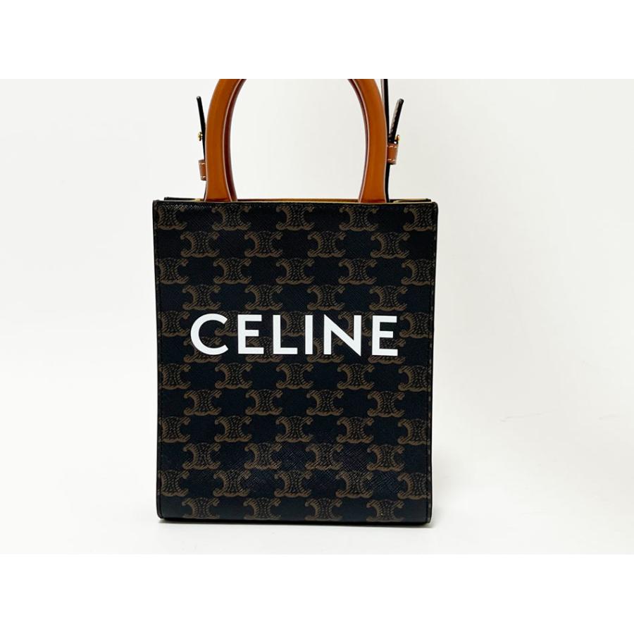 CELINE（セリーヌ） ミニ バーティカル カバ トートバッグ 2WAYバッグ
