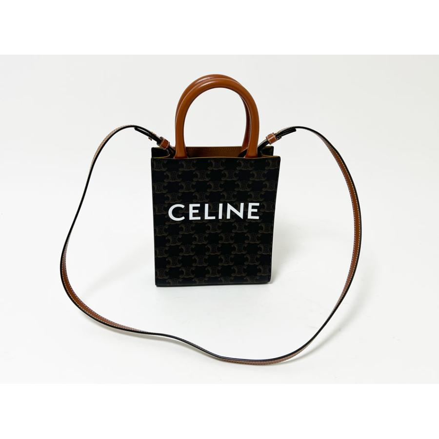 CELINE（セリーヌ） ミニ バーティカル カバ トートバッグ 2WAYバッグ