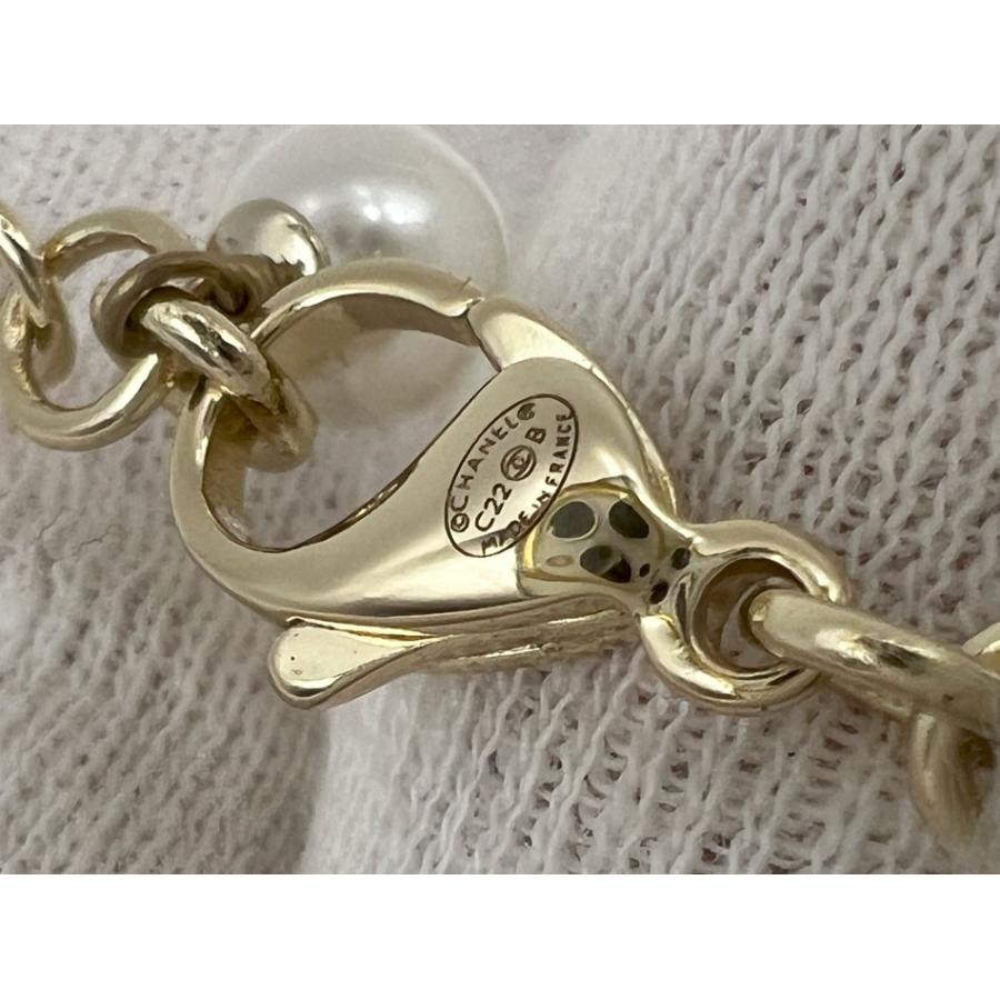 CHANEL（シャネル） 送料無料 ブレスレット パール ハート ライン 