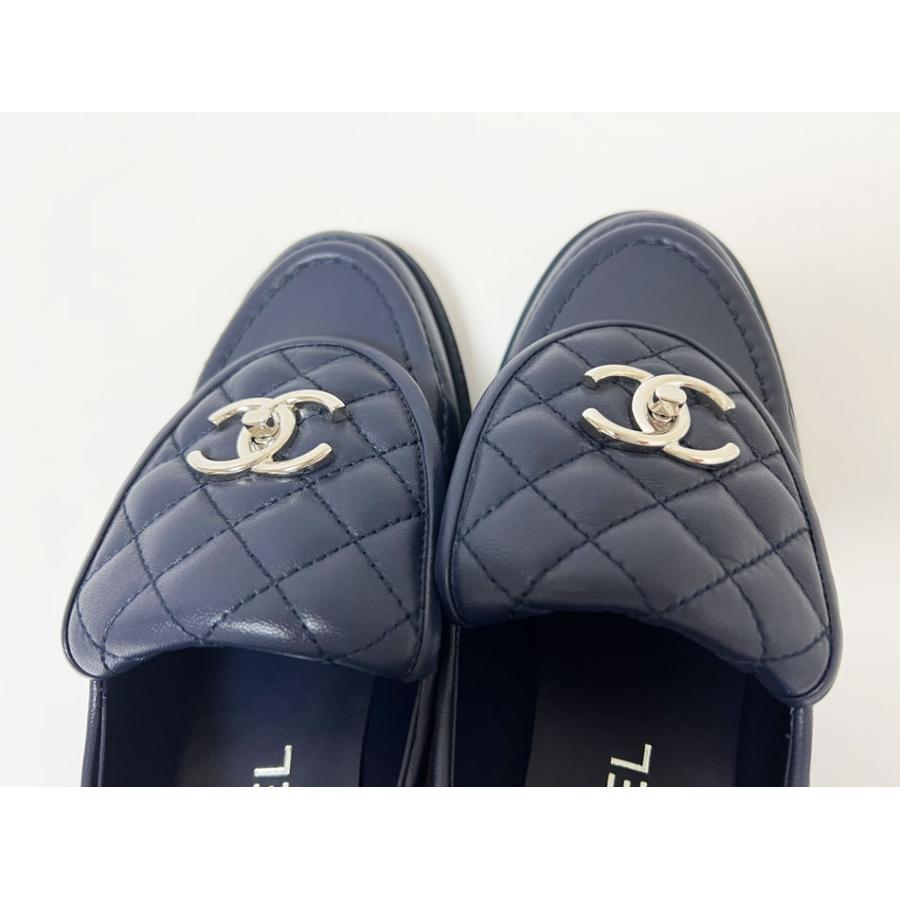CHANEL 送料無料 シャネル レディース ローファー CCターン