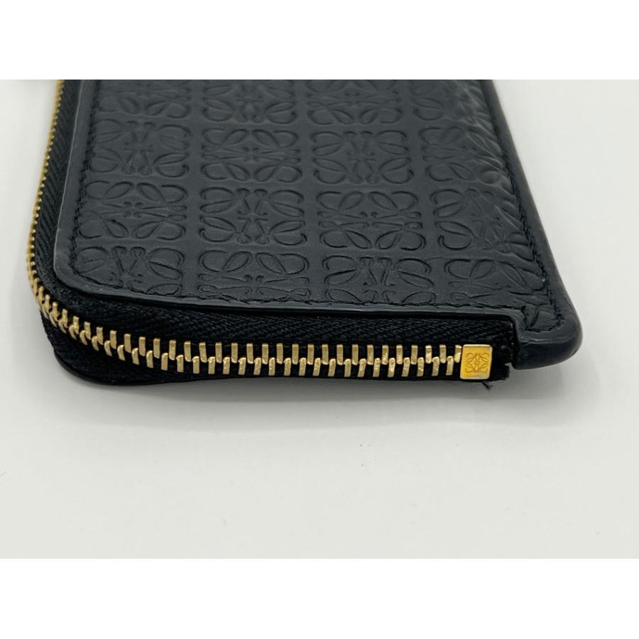 【極美品】LOEWE ロエベ エンボス　アナグラム　コインカードホルダー ピンク LOEWE ロエベ （LOEWE） コイン＆カードホルダー カードケース