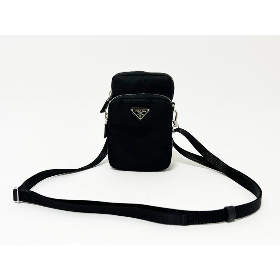 PRADA ブラックナイロン ショルダーバッグ PRADA ショルダーバッグ ナイロン ブラック PRADA ブラック