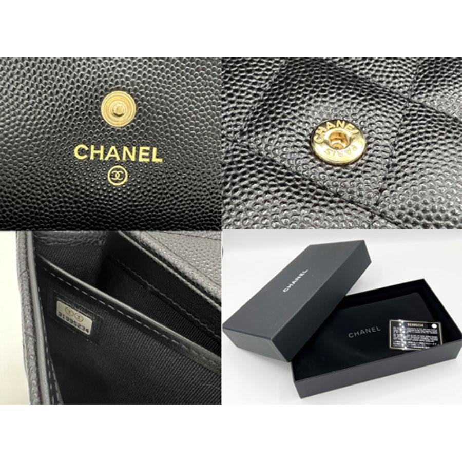 CHANEL マトラッセ キャビアスキン ロング フラップウォレット 長財布 キャビアスキン CHANEL シャネル ロングフラップウォレット 長財布 2