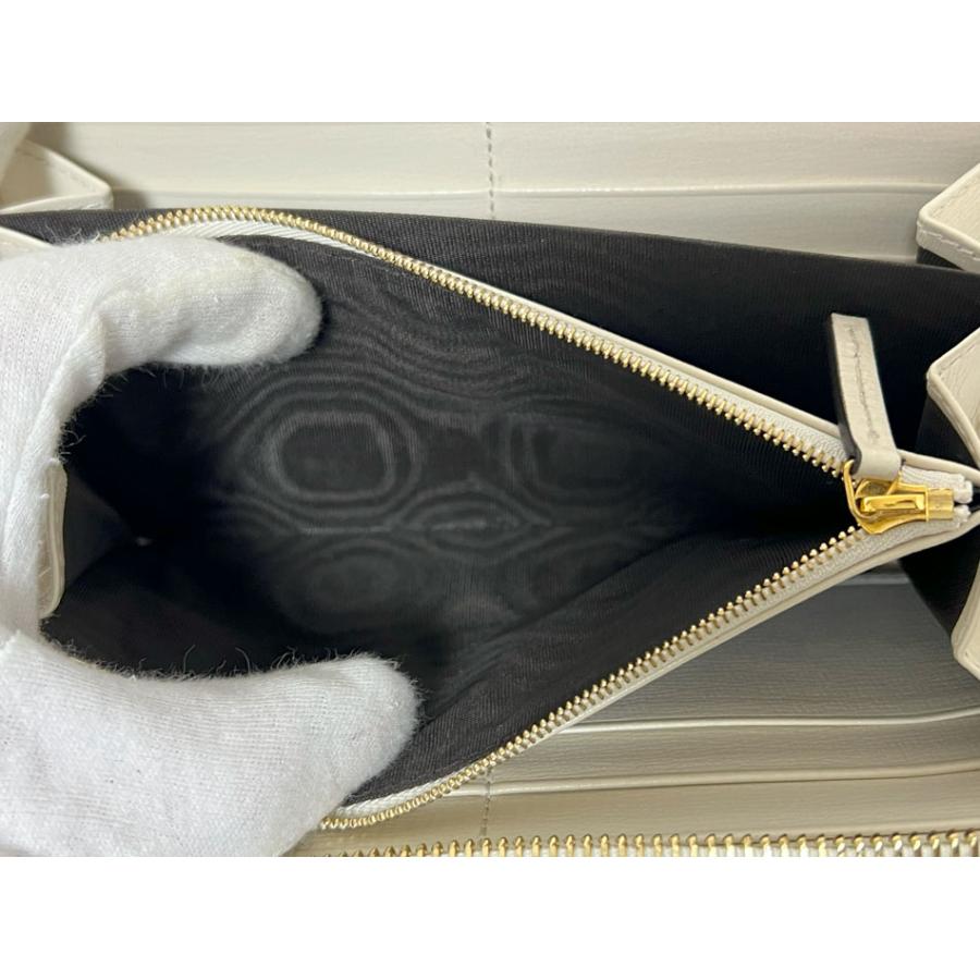 GUCCI グッチ ファスナー財布 ホースビット GGスプリーム PVC レザー 長財布 グレー オフホワイト 621889 美品 GUCCI（グッチ） 送料無料 ファスナー財布 ホースビット GGスプリーム