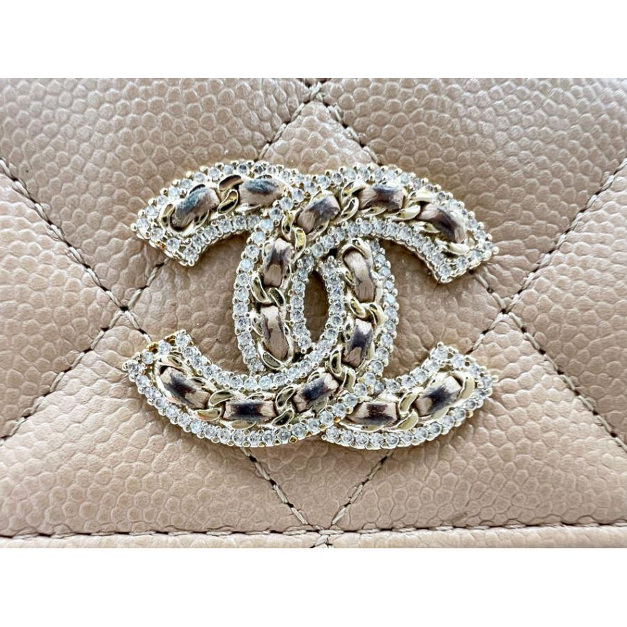 キャビアスキン CHANEL シャネル ロングフラップウォレット 長財布 2