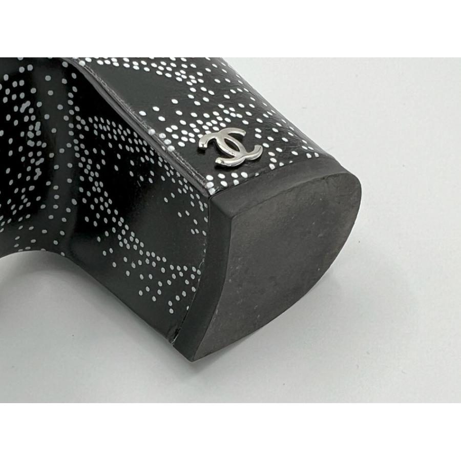 【超レア！ 】 CHANEL シャネル コレクションライン パンプス 楽天市場】CHANEL シャネル パンプス レザー パテントレザー ブラック