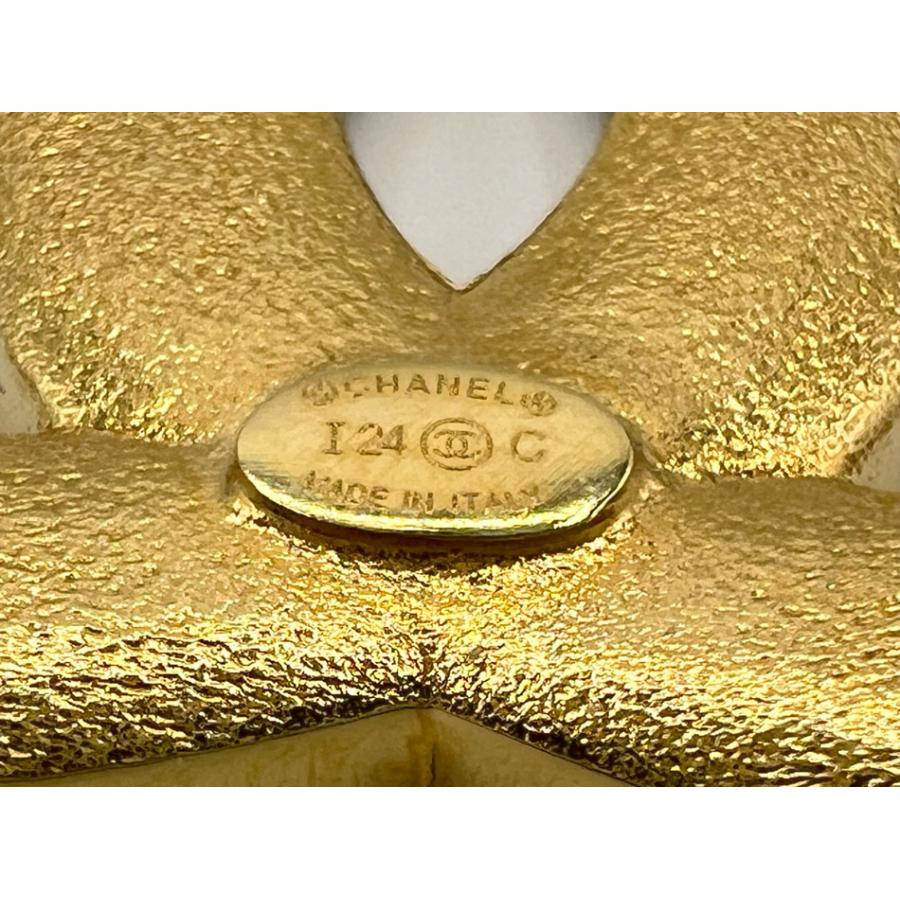 CHANEL シャネル ロゴ ピン ブローチ ゴールド 星 スター 金色 ココマーク スター ブローチ GP ゴールド ライトイエロー 01P シャネル