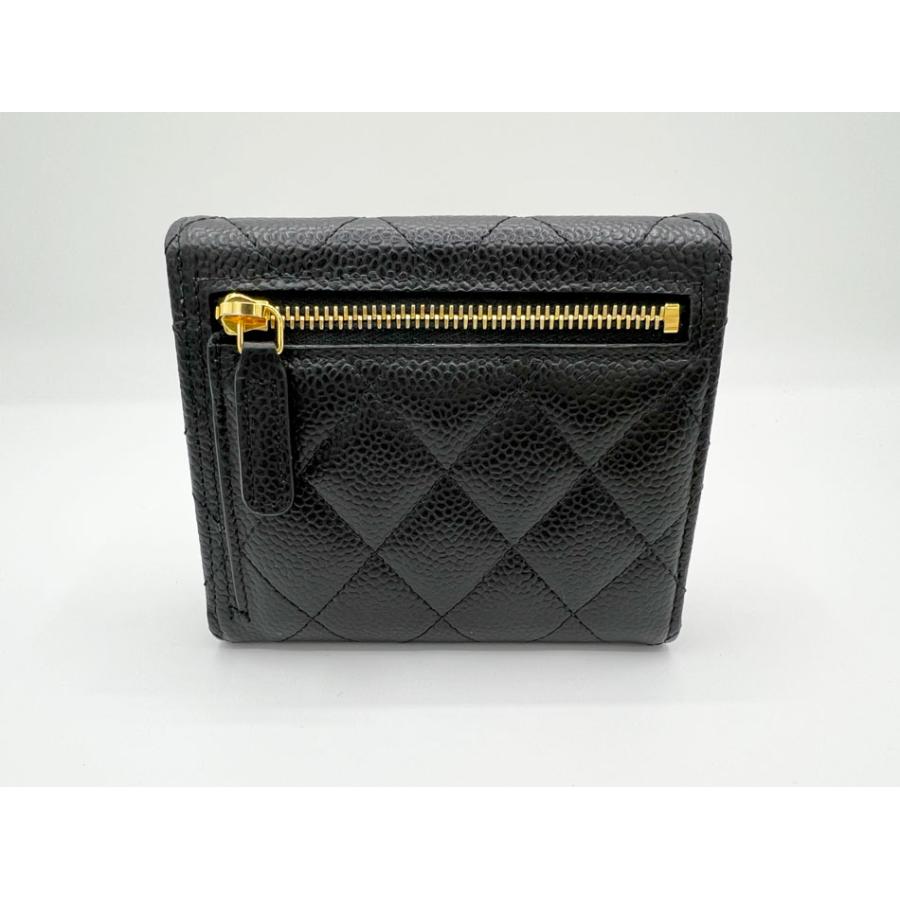 CHANEL シャネル マトラッセ グレインドカーフスキン 3つ折り財布  