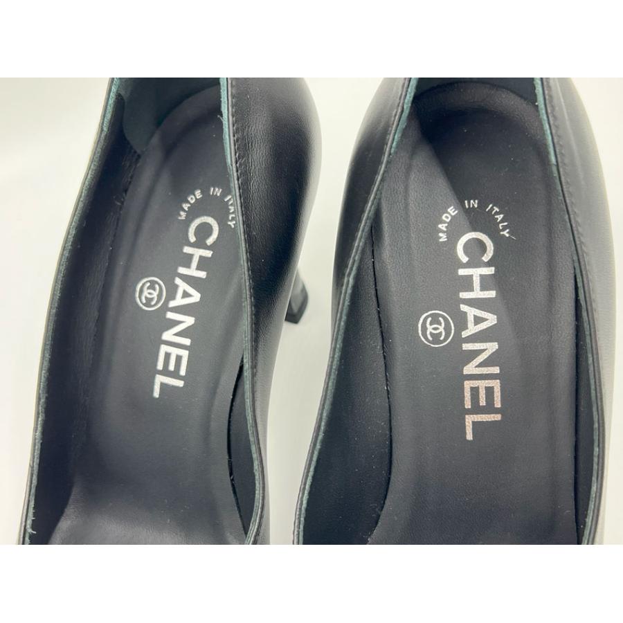 CHANEL シャネル パンプス ラムスキン ブラック 靴 レディース CHANEL シャネル パンプス ラムスキン ブラック 靴 レディース