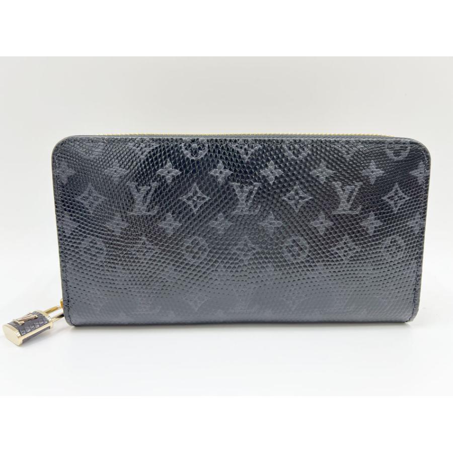 LOUIS VUITTON ルイヴィトン リザードレザー ジッピーウォレット 