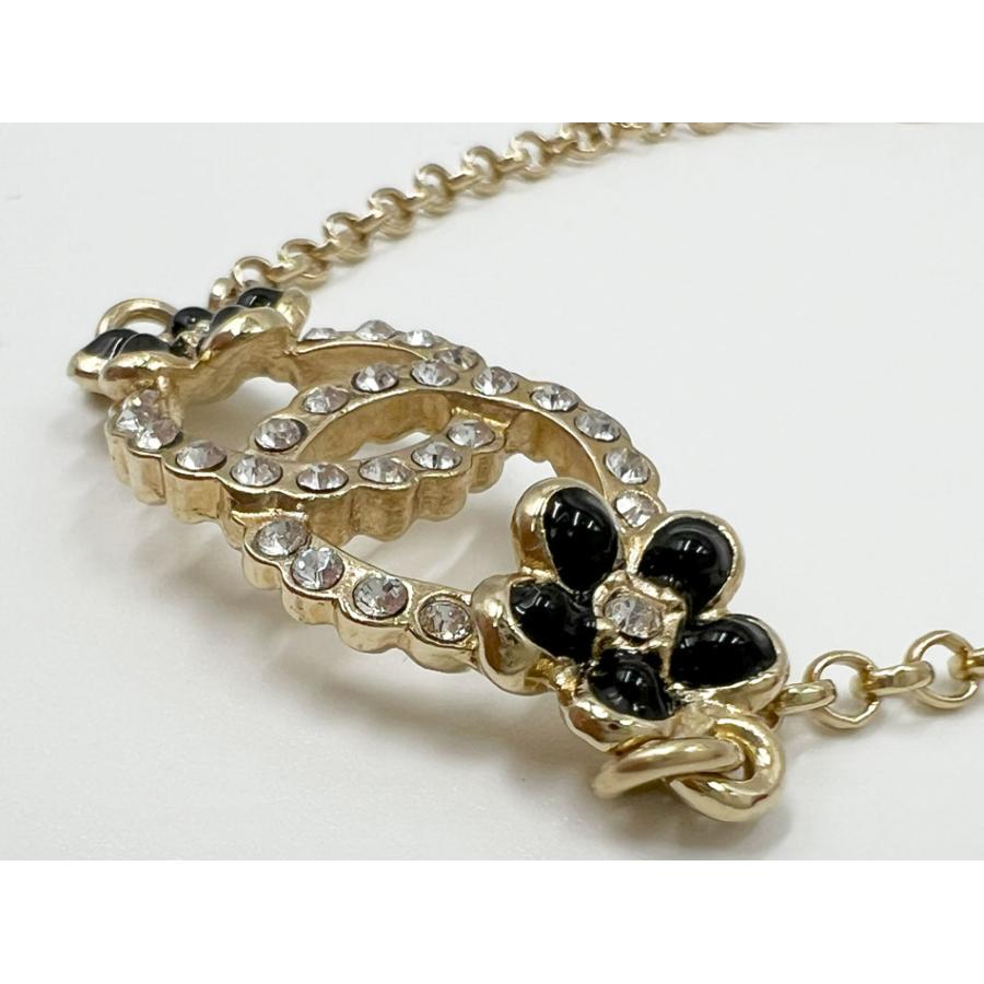 Chanel ゴールド ブラックチェーン パール ブレスレット CHANEL（ブレスレット/バングル ・ ゴールド/金色系）のフリマアイテム一覧