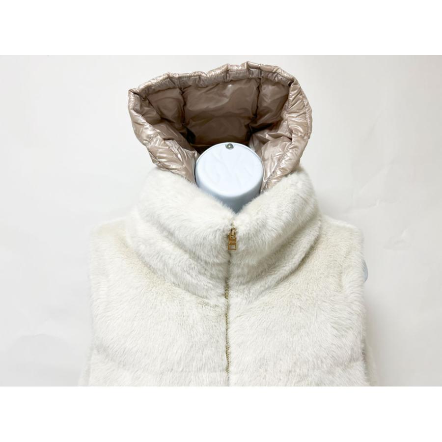 HERNO ヘルノ　ロング　ライト　ダウン　ベスト　ベージュ　サイズ40 HERNO ヘルノ ロング ライト ダウン ベスト ベージュ サイズ40