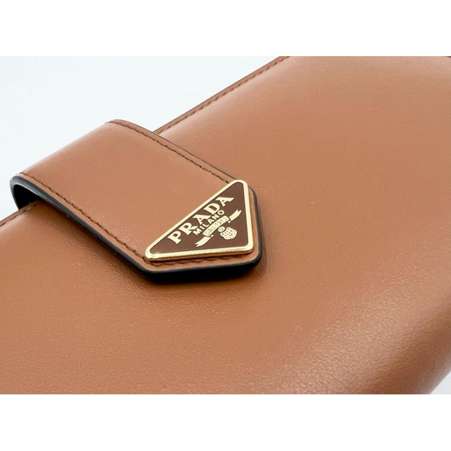 PRADA プラダ 長財布 シティカーフタブ 財布 2つ折り レザー